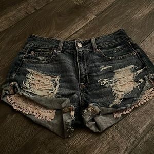 High waisted shorts